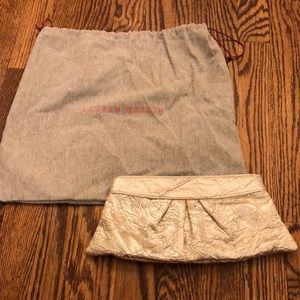 Lauren Merkin platinum clutch